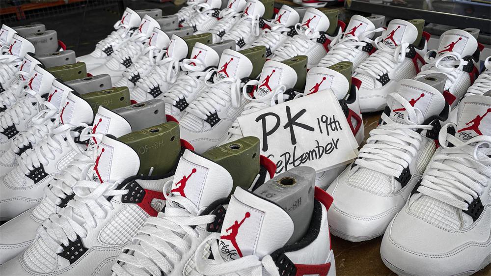 PK GOD Jordan 4 Retro Red Cement RETAIL MATERIALS READY TO SHIP